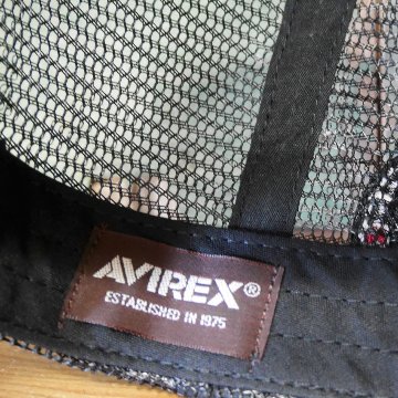AVIREXU.S. ネイビー メッシュキャップ ブラック 帽子 EX AX U.S NAVY  アヴィレックス ミリタリーアメカジ　アメリカン雑貨の画像