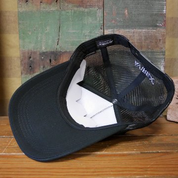 AVIREX　ミリタリー パッチ メッシュキャップ ブラック 帽子 MILITARY PATCH  アヴィレックス ミリタリーアメカジ　アメリカン雑貨の画像