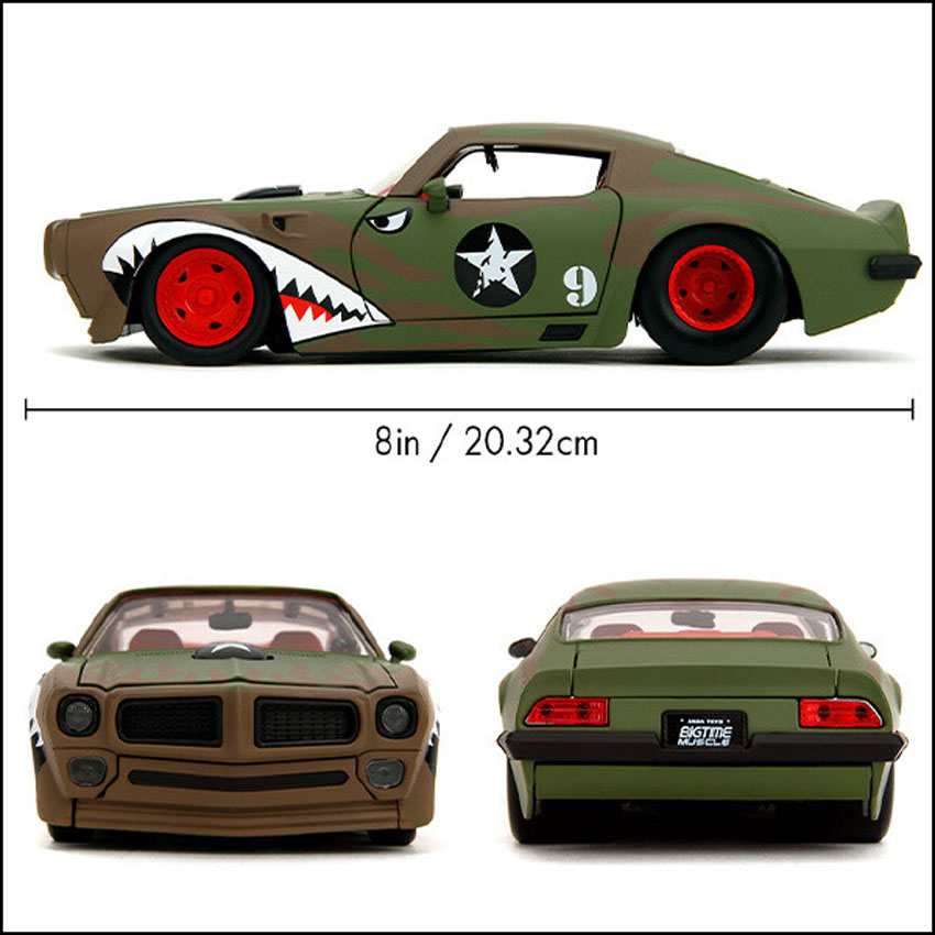 ポンティアック ファイヤーバード 1972 1/24 レトロミニカー JADA TOYS BTM　アメリカン雑貨の画像
