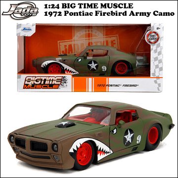 ポンティアック ファイヤーバード 1972 1/24 レトロミニカー JADA TOYS BTM　アメリカン雑貨の画像