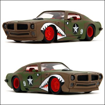 ポンティアック ファイヤーバード 1972 1/24 レトロミニカー JADA TOYS BTM　アメリカン雑貨の画像