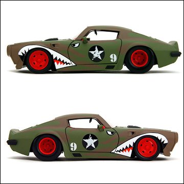 ポンティアック ファイヤーバード 1972 1/24 レトロミニカー JADA TOYS BTM　アメリカン雑貨の画像