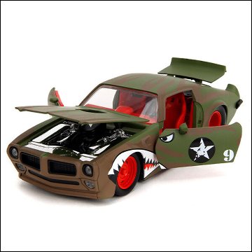 ポンティアック ファイヤーバード 1972 1/24 レトロミニカー JADA TOYS BTM　アメリカン雑貨の画像