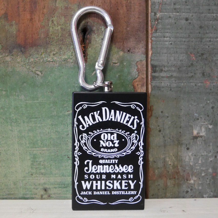 タバコ箱型 携帯灰皿 キーホルダー 灰皿 ジャックダニエル マルボロ　灰皿の画像