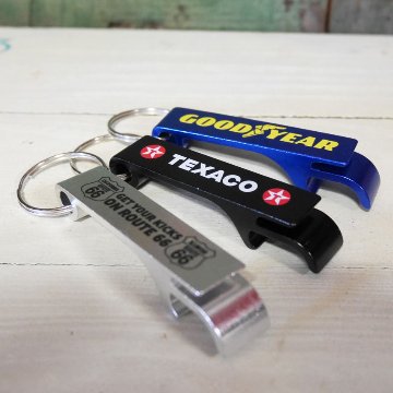 アメリカン 栓抜き キーホルダー ボトルオープナー キーリング  アメリカン雑貨　の画像