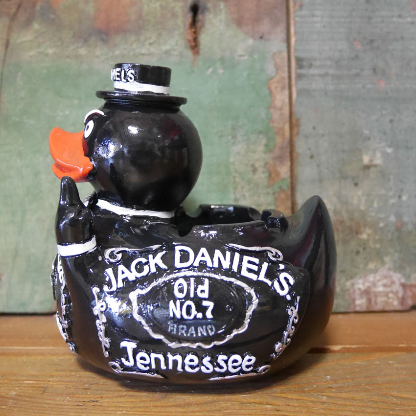 ジャックダニエル　ブラックダックアッシュトレイ 卓上灰皿　レジン製灰皿 アメリカン雑貨の画像