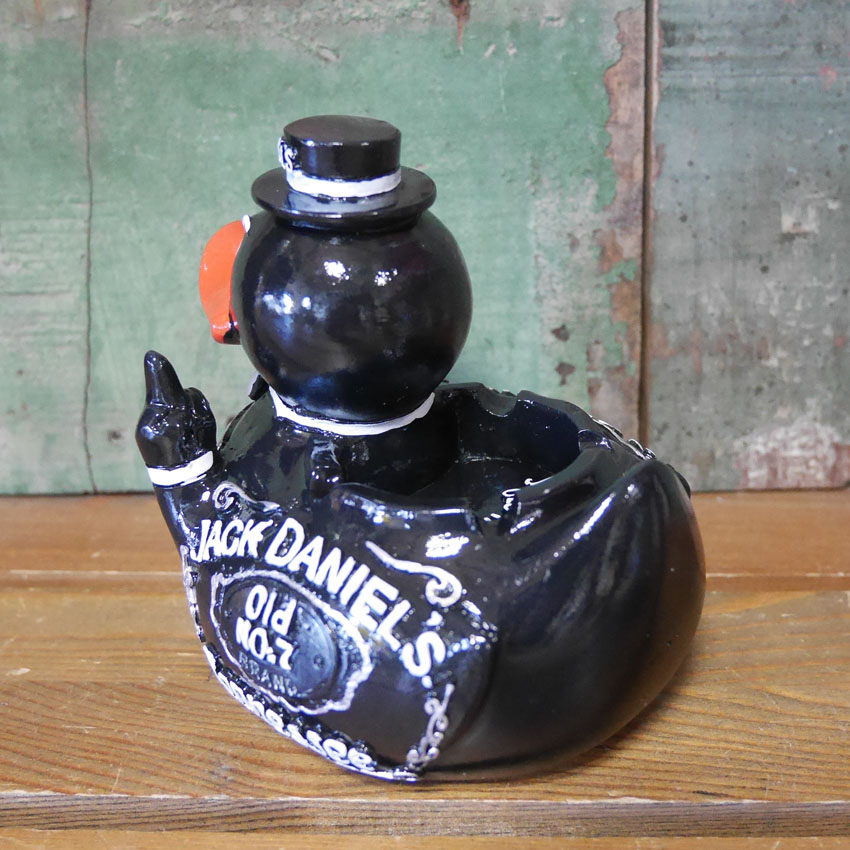 ジャックダニエル　ブラックダックアッシュトレイ 卓上灰皿　レジン製灰皿 アメリカン雑貨の画像