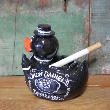 ジャックダニエル　ブラックダックアッシュトレイ 卓上灰皿　レジン製灰皿 アメリカン雑貨の画像