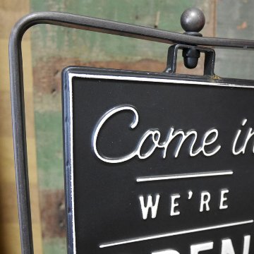 OPEN & CLOSED 両面スタンド Ultimate decor アルティメットデコール オープン クローズ サイン看板 アメリカン雑貨の画像