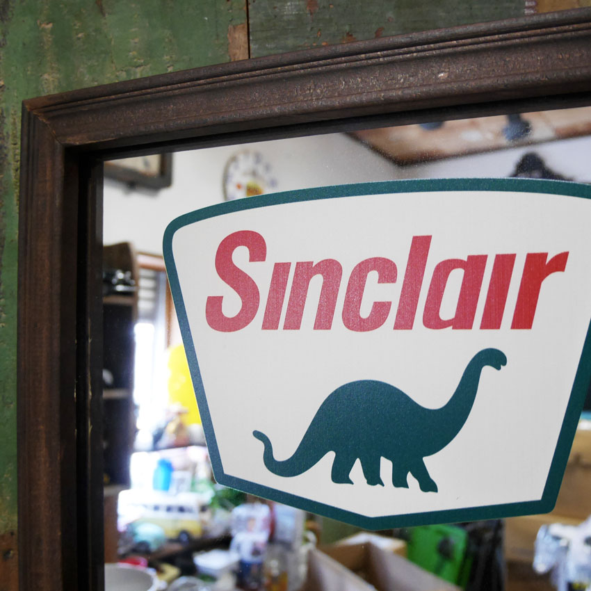SINCLAIR ウッド パブミラー シンクレア インテリア ウォールミラー 鏡  アメリカン雑貨の画像