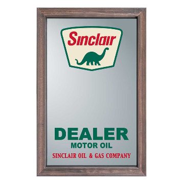 SINCLAIR ウッド パブミラー シンクレア インテリア ウォールミラー 鏡  アメリカン雑貨の画像