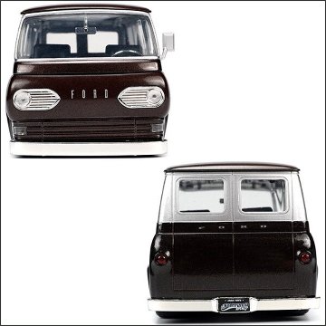 M&M'S レトロミニカー 1/24 JADA TOYS 1965 FORD ECONOLINE w/RED FIGURE エムアンドエムズの画像