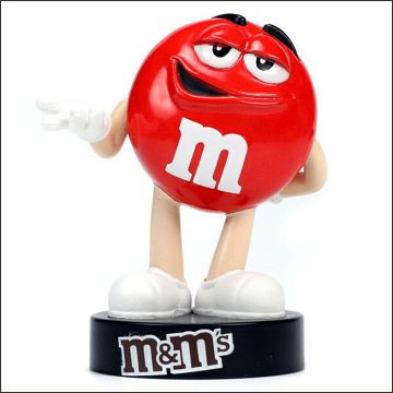 M&M'S レトロミニカー 1/24 JADA TOYS 1965 FORD ECONOLINE w/RED FIGURE エムアンドエムズの画像