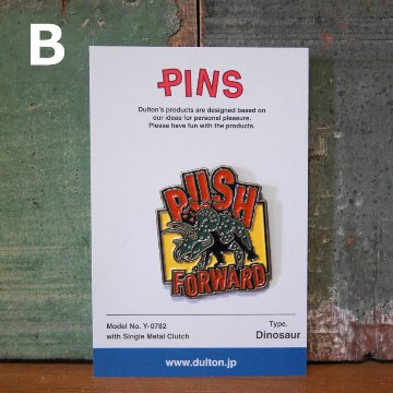 ダルトン ピンバッジ アクセサリー  ピンズ DULTON  dinosaur 恐竜　アメリカン雑貨の画像