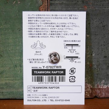 ダルトン ピンバッジ アクセサリー  ピンズ DULTON  dinosaur 恐竜　アメリカン雑貨の画像