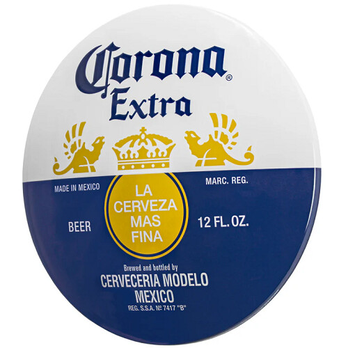 コロナビール ドームメタルサイン CORONA BEER  ブリキ看板　アメリカン雑貨の画像