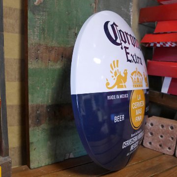 コロナビール ドームメタルサイン CORONA BEER  ブリキ看板　アメリカン雑貨の画像