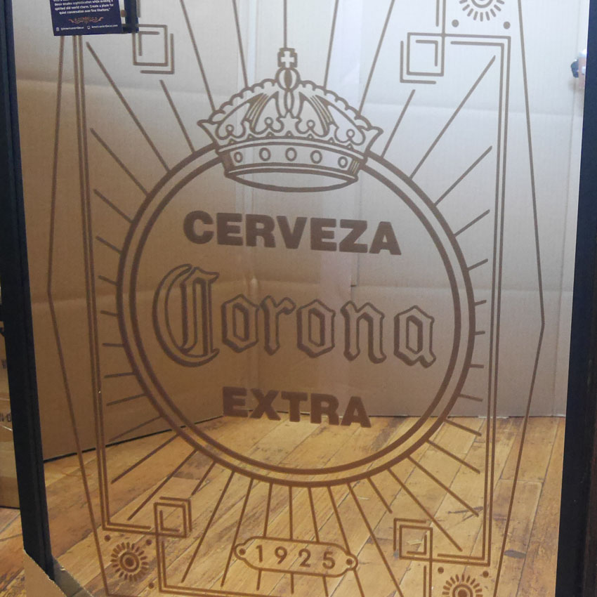 コロナビール パブミラー インテリア ウォールミラー 鏡 CORONA  ガレージミラーアメリカン雑貨の画像