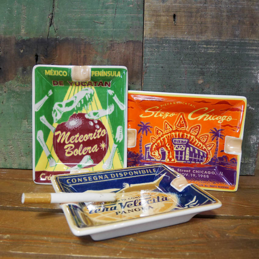 アートアッシュトレイ 卓上灰皿 恐竜　ダイナソーダルトンアッシュトレイ　アメリカン雑貨の画像