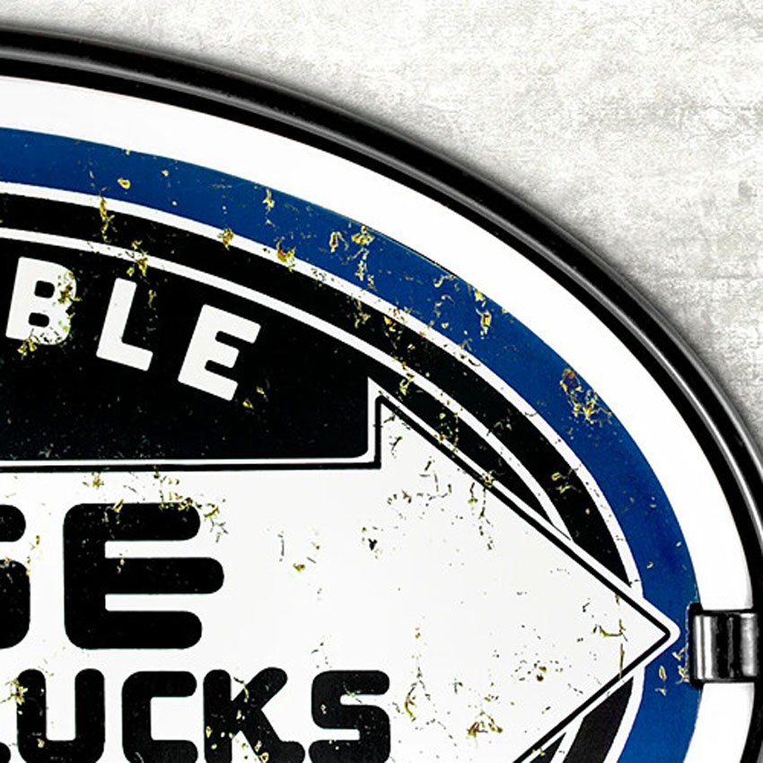 LEDネオンサイン  DODGE CARS & TRUCKS オーバル ロープネオンサイン看板　アメリカンインテリアの画像