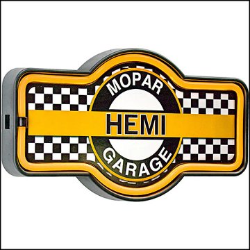 LEDネオンサインCHRYSLER MOPAR HEMI GARAGE　ロープネオンサイン看板　アメリカンインテリアの画像