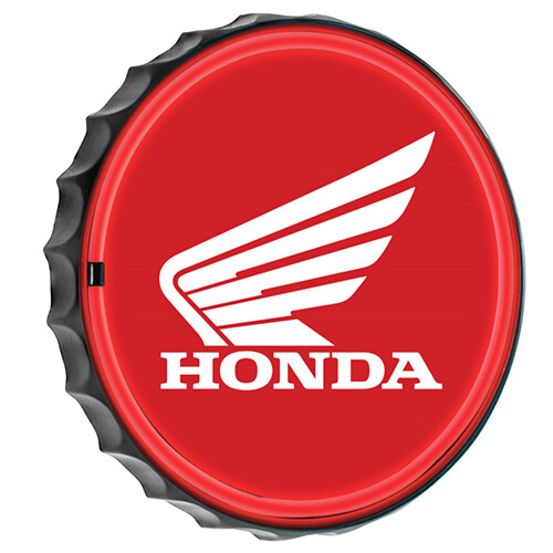LEDネオンサイン ホンダ　HONDA LOGO ボトルキャップ　ロープネオンサイン看板　アメリカンインテリアの画像