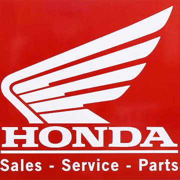 ホンダ　HONDA SALES SERVICE PARTS　ガレージインテリア ブリキ看板　アメリカン雑貨の画像