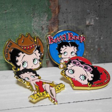 アメリカン ベティブープ　ピンバッジ アクセサリー ヴィンテージスタイル ピンズ　アメリカン雑貨の画像