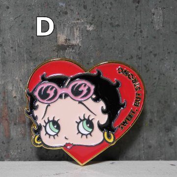 アメリカン ベティブープ　ピンバッジ アクセサリー ヴィンテージスタイル ピンズ　アメリカン雑貨の画像