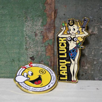 アメリカン ADVERTISING アメキャラ　ピンバッジ アクセサリー  ピンズ　アメリカン雑貨の画像