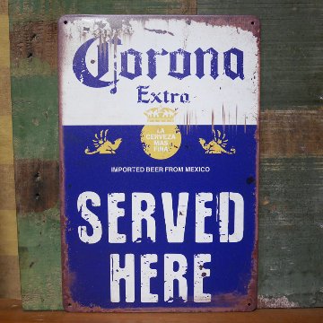 コロナ・エキストラ アメリカンサインボード CORONA EXTRA ブリキ看板　アメリカン雑貨の画像