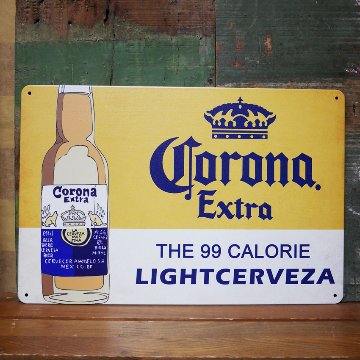 コロナ・エキストラ アメリカンサインボード CORONA EXTRA ブリキ看板　アメリカン雑貨の画像