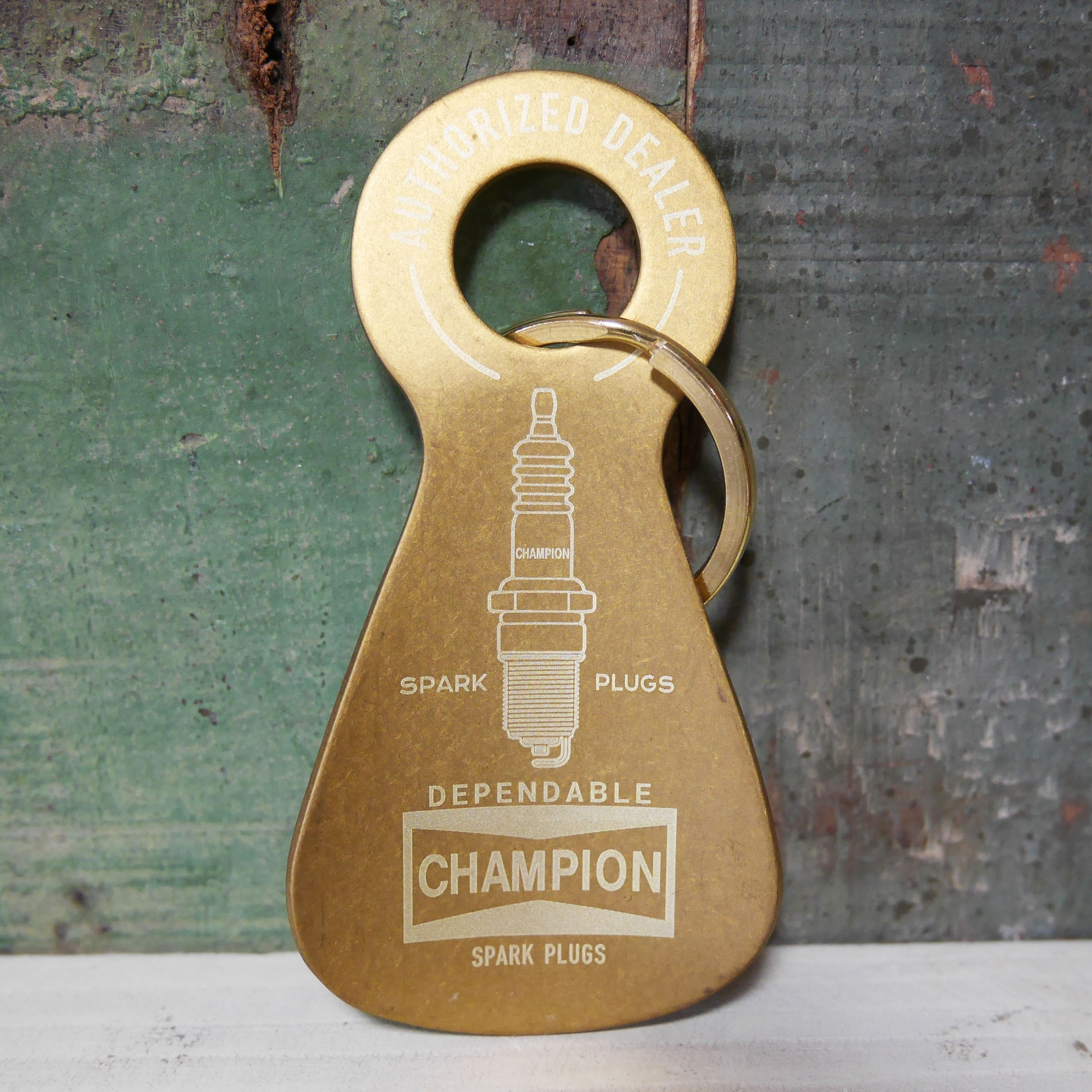 真鍮 靴べら キーホルダー　シューホーンキーリング VINTAGE STYLE　アメリカン雑貨の画像