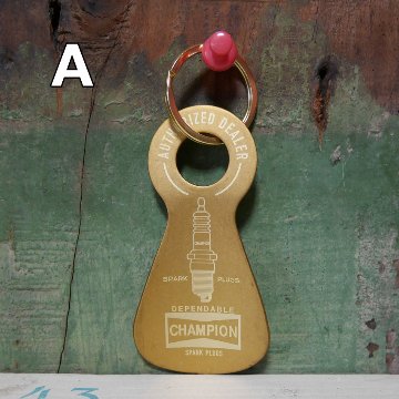 真鍮 靴べら キーホルダー　シューホーンキーリング VINTAGE STYLE　アメリカン雑貨の画像