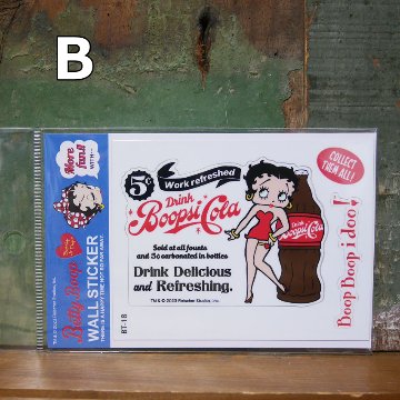 BETTY BOOP Sticker ステッカー ベティブープ シール ステッカー ベティちゃん アメリカン雑貨の画像