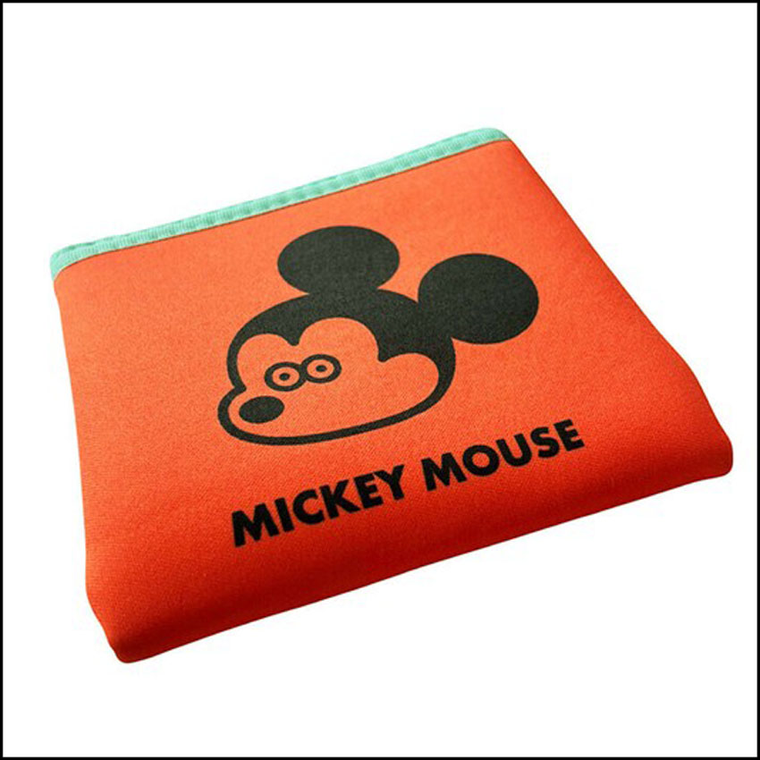 ミッキーマウス ミニフラットポーチ ディズニー 松本セイジ アーティストシリーズ ミニポーチ コスメポーチ 小物入れの画像