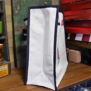 ミッキーマウス ビックスクエア トートバッグ スタンド Disney ディズニー 松本セイジ ショッピングバッグの画像