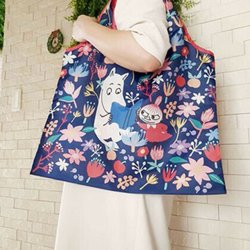 リトルミィ ムーミンエコバッグ  ショッピングバッグ ムーミン トートバッグの画像