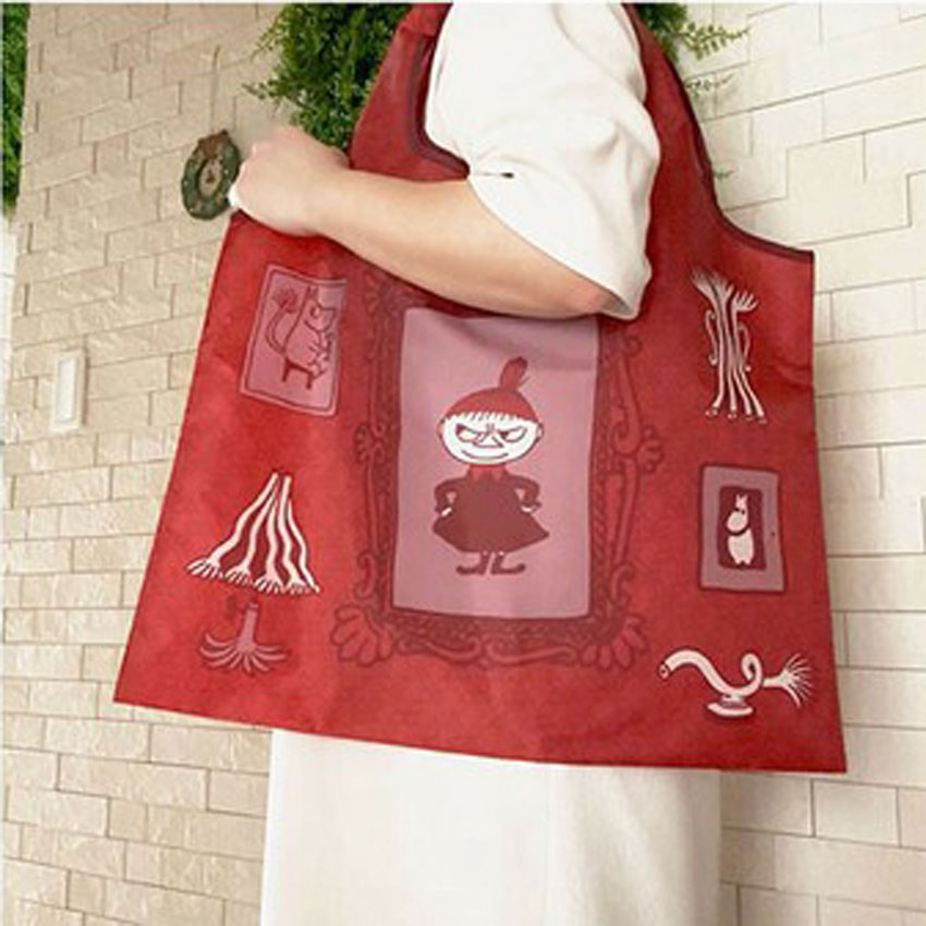 リトルミィ ムーミンエコバッグ  ショッピングバッグ ムーミン トートバッグの画像