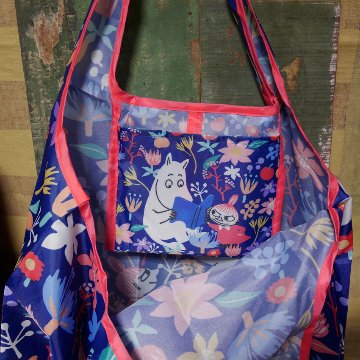 リトルミィ ムーミンエコバッグ  ショッピングバッグ ムーミン トートバッグの画像