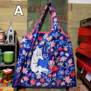 リトルミィ ムーミンエコバッグ  ショッピングバッグ ムーミン トートバッグの画像
