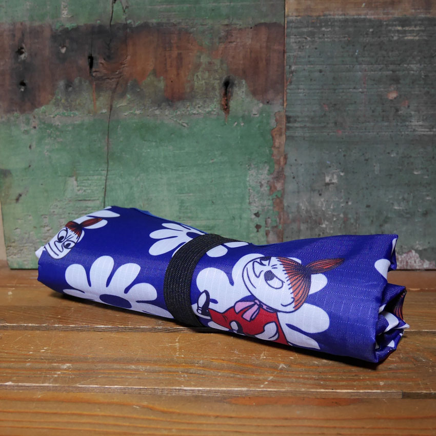 ムーミン くるくるエコバッグ ミイフラワーチラシ リトルミイ ショッピングバッグの画像