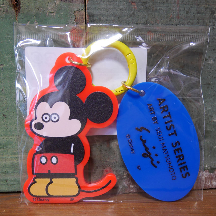 カラー アクリル キーホルダー ミッキーマウス スタンド ディズニー