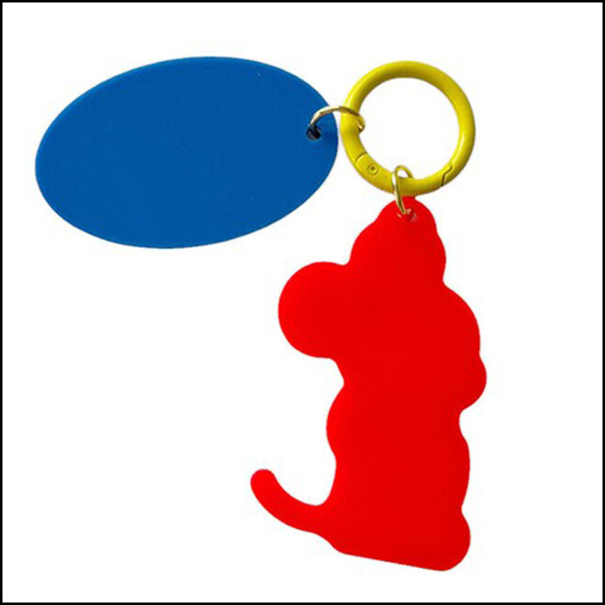 カラー アクリル キーホルダー ミッキーマウス スタンド ディズニー アーティストシリーズ 松本セイジ　アメリカン雑貨の画像