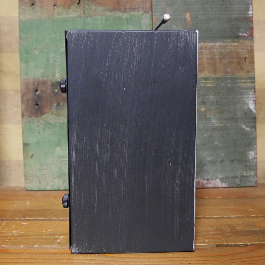 ビンテージ テーブルクロック ラジオ 貯金箱 置時計 バンク アントレックス アメリカン雑貨の画像