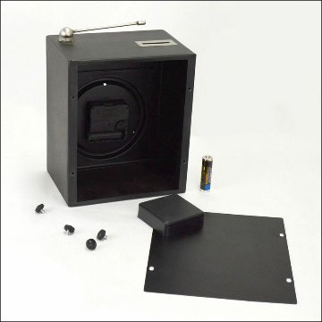 ビンテージ テーブルクロック ラジオ 貯金箱 置時計 バンク アントレックス アメリカン雑貨の画像