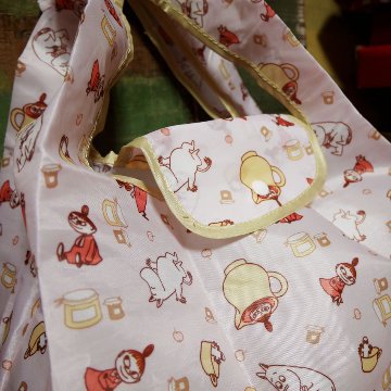 リトルミィ コンビニエコバッグ マチ広エコバッグ ショッピングバッグ ムーミン トートバッグの画像