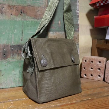 チェコ軍 キャンバス ショルダーバッグ ミリタリー 鞄 デッドストック品　アンティーク雑貨の画像