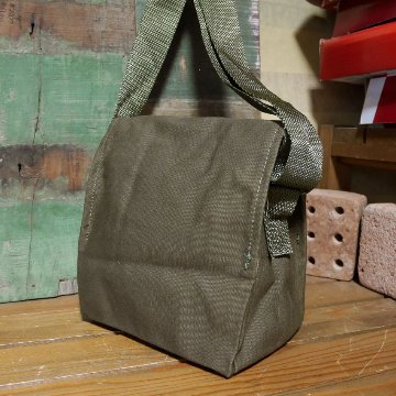 チェコ軍 キャンバス ショルダーバッグ ミリタリー 鞄 デッドストック品　アンティーク雑貨の画像