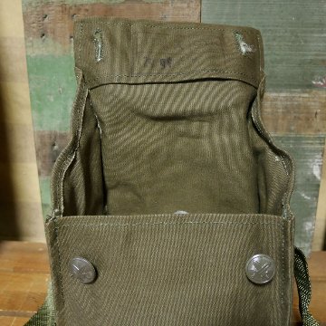 チェコ軍 キャンバス ショルダーバッグ ミリタリー 鞄 デッドストック品　アンティーク雑貨の画像